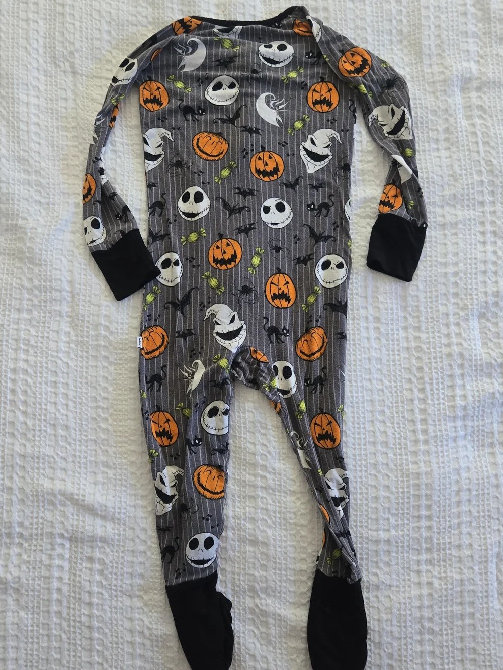 Little Sleepies Halloween Jack Skellington One-Piece